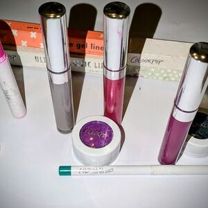 ColourPop Lip Gloss and Gel Liner Set - Pink and Gray